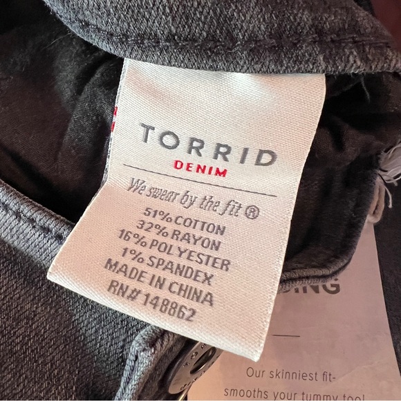 Torrid Multi Zip Jeggings - Picture 9 of 12